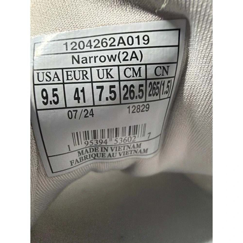 Brooks Shoes Womens 9.5 Adrenaline GTS 24 Grey Pink Narrow 2A Running Sneakers